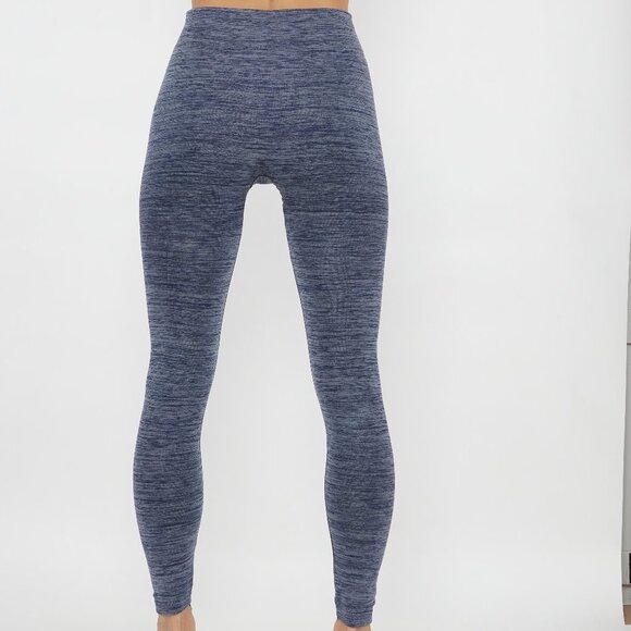 Fleece Lined Elastic Mid Waist Leggings - Picture 2 of 3